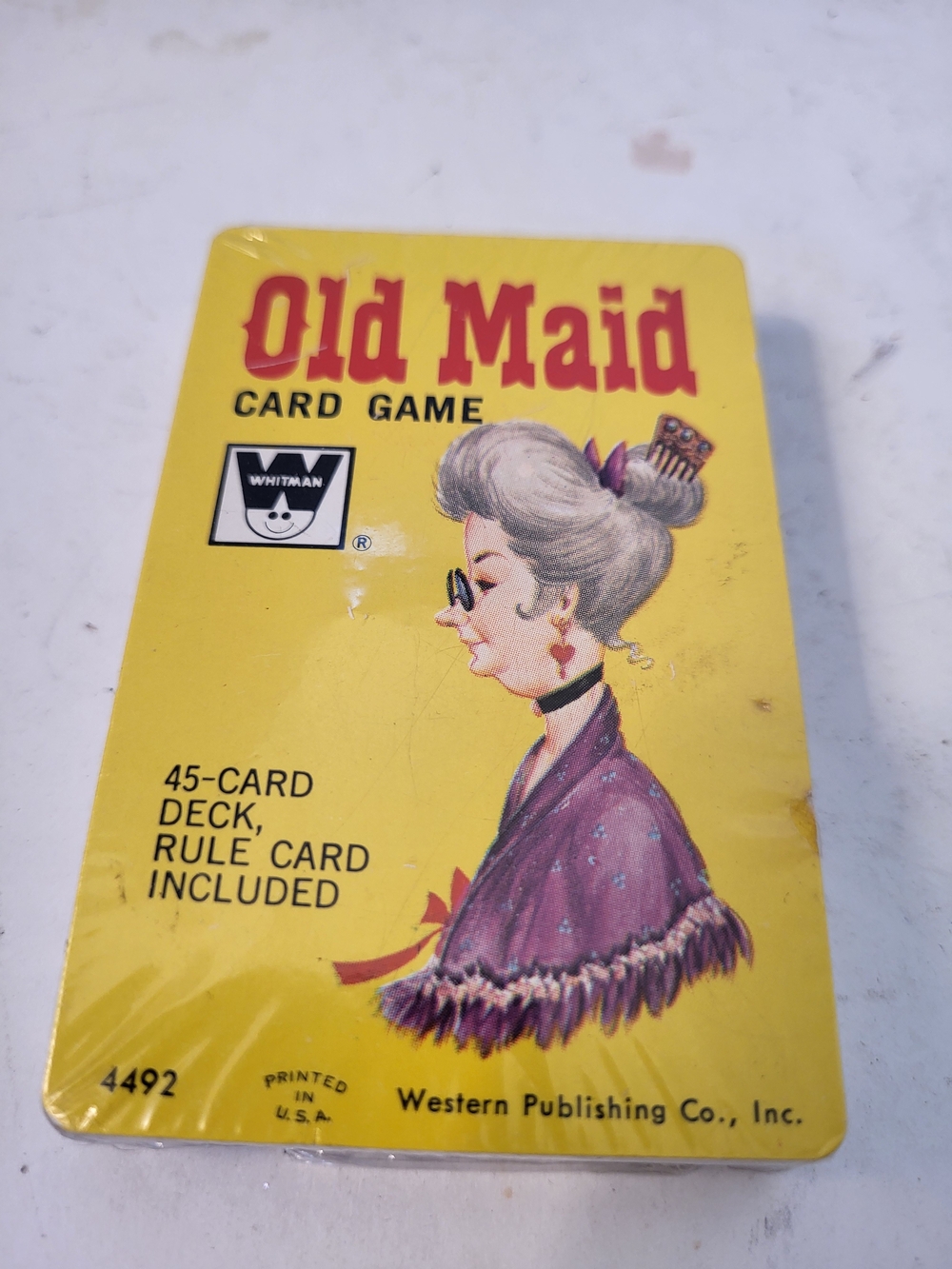 Old Maid Card Game 1960s Whitman NOS Factory Sealed